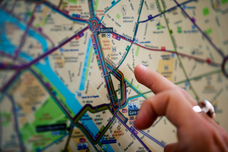 Paris map