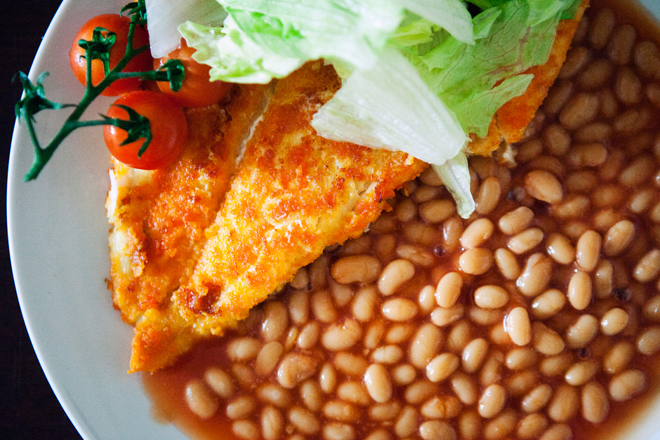 haddock and baked beans
